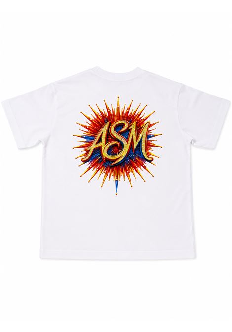 T-shirt con strass ARTSUPERMONEY KIDS | SMJTS04966WH